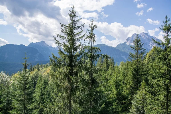 Montanhas Wetterstein São Grupo Montanhoso Situado Nos Alpes Calcários Norte — Fotografia de Stock