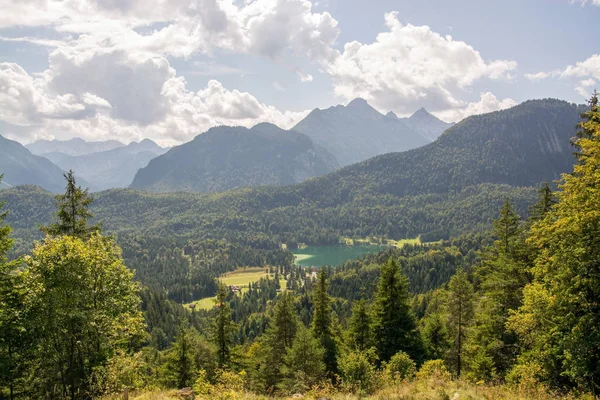 Het Wettersteingebergte Een Berggroep Noordelijke Kalksteenalpen Oostelijke Alpen Tussen Garmisch — Stockfoto