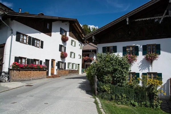 Mittenwald Είναι Γερμανικός Δήμος Στην Περιοχή Garmisch Partenkirchen Της Βαυαρίας — Φωτογραφία Αρχείου