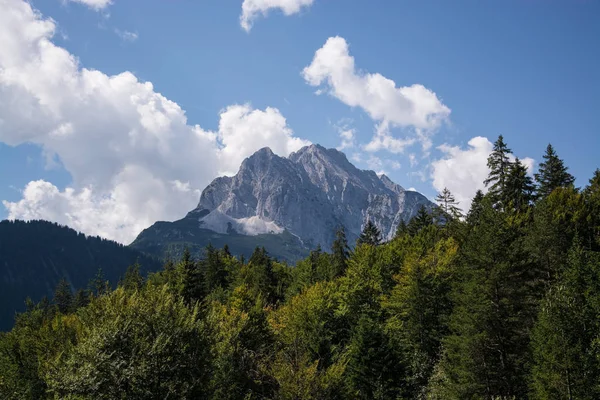 Montanhas Wetterstein São Grupo Montanhoso Situado Nos Alpes Calcários Norte — Fotografia de Stock