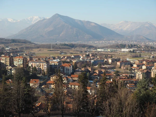 Гора Musine Graian Alps Seen Rivoli Италия — стоковое фото