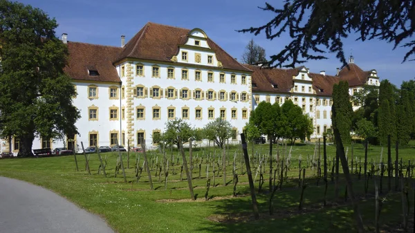 Palacio Salem Antiguo Monasterio Cisterciense Con Viña Baden Wuerttemberg Alemania — Foto de Stock