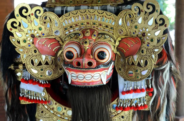 Bali Barong Rangda Wykorzystywane Tradycyjnym Tańcu Religijnym Bali — Zdjęcie stockowe