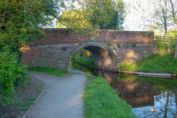 Gledrid Bro 19W Över Llangollen Kanalen Nära Weston Rhyn Shropshire — Stockfoto