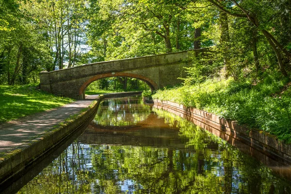 Plas Isaf Brücke 37W Über Den Llangollen Kanal Zwischen Trevor — Stockfoto