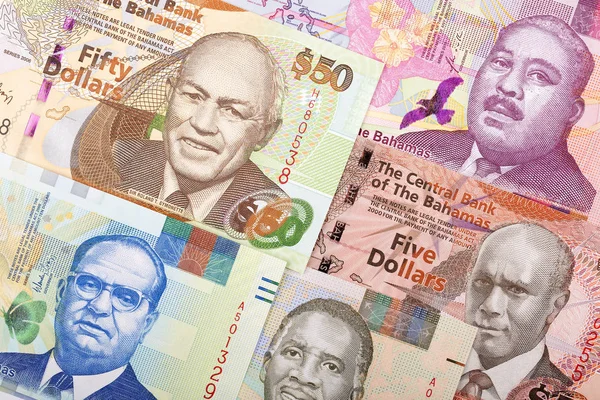 Dólares Das Bahamas Fundo Negócios — Fotografia de Stock