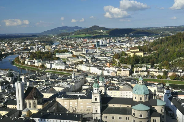 Utsikt Salzburg – stockfoto