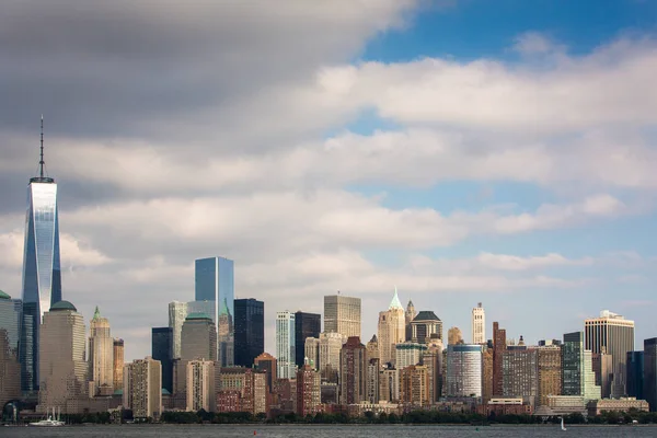 Utsikt Över Nedre Manhattan Från Liberty State Park — Stockfoto