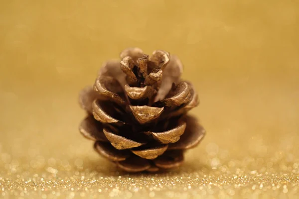 Pine Cones Glitter Background — Stock Photo, Image