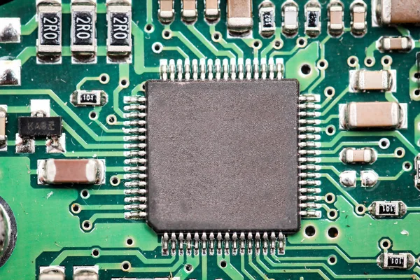 Dessa Detaljerade Synpunkter Elektroniska Komponenter — Stockfoto