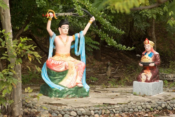 Buddhista Szobrok Templomban Nha Trang — Stock Fotó