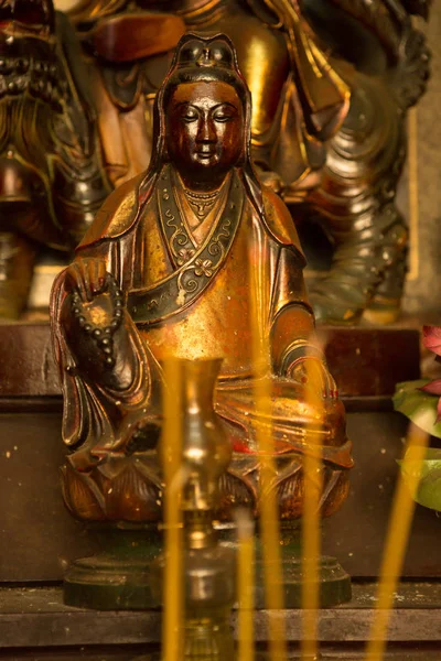 Буддийские Статуи Храме Нячанге — стоковое фото