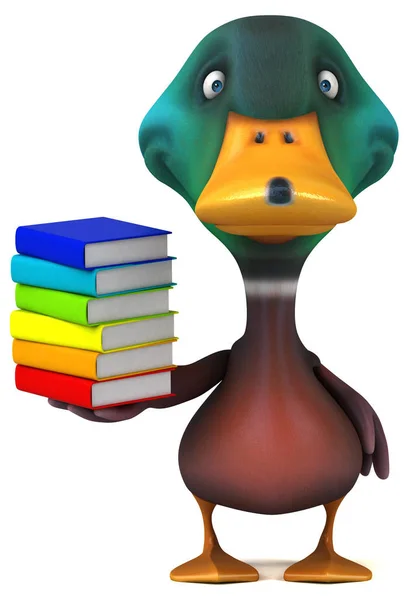 Fun duck - 3D Illustration