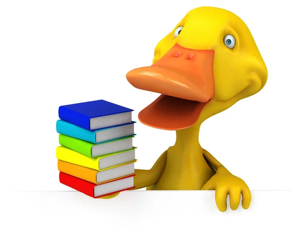 Fun duck - 3D Illustration