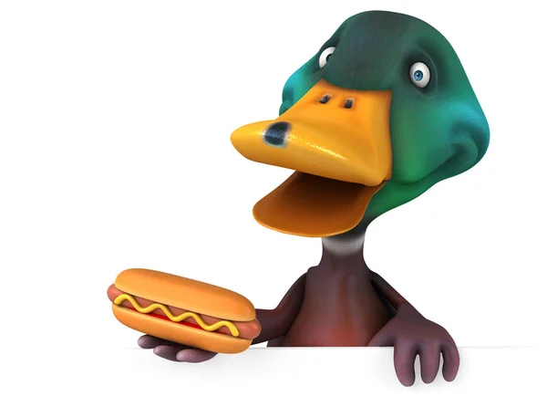 Fun Duck Illustration — Stockfoto