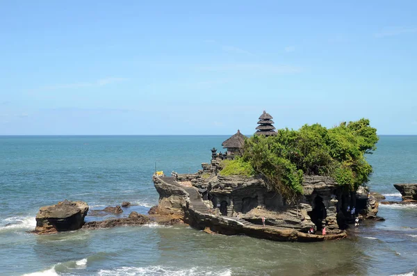 Tanah Lot Templom Bali Indonéziában — Stock Fotó