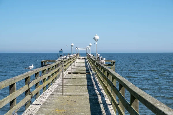 Koserows Gamla Brygga Usedom — Stockfoto