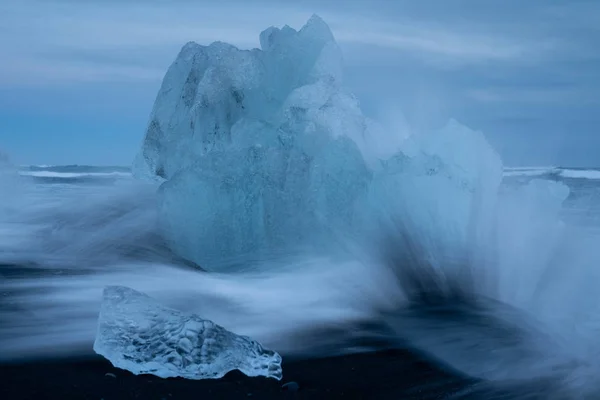 Iceberg Ghiaccio Congelato Inverno Neve — Foto Stock