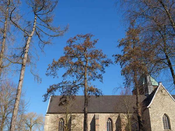 Maisons Anciennes Bord Une Petite Rivière Allemagne — Photo