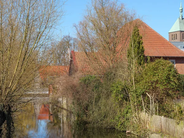 Old Houses Small River Germany — Stock Photo, Image