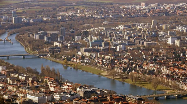 Heidelberg Est Une Ville Sur Rivière Neckar Dans Sud Ouest — Photo