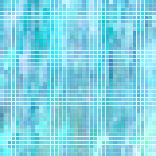 Abstrakcyjne Kwadratowe Tło Mozaiki Pikselowej Jasnoniebieski — Zdjęcie stockowe