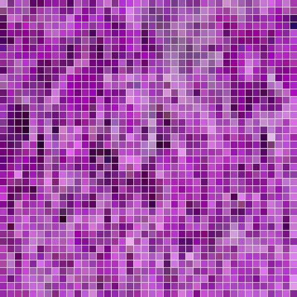 Abstraktní Čtvercový Pixel Mozaika Pozadí Fialová Fialová — Stock fotografie