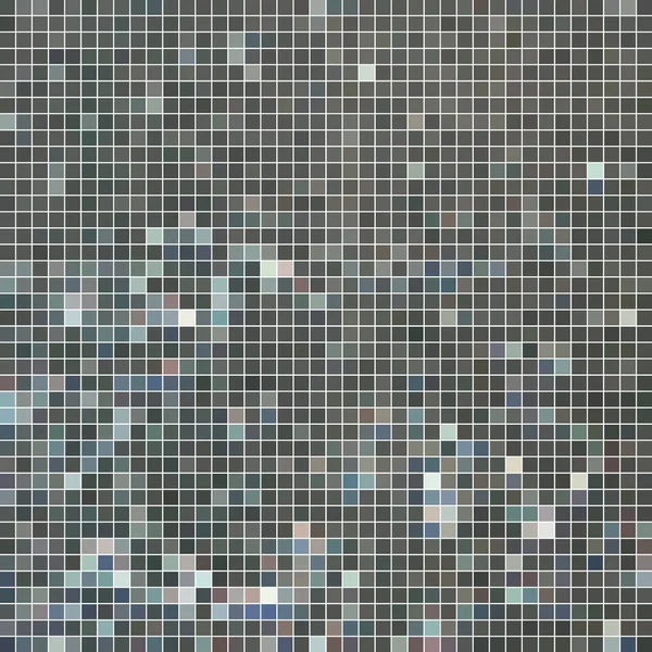 Abstrakcyjny Kwadratowy Piksel Mozaika Tło Szary — Zdjęcie stockowe
