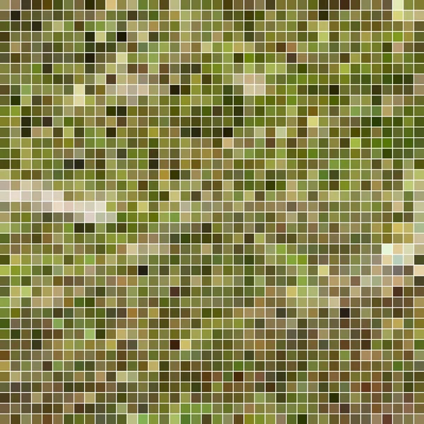 Abstract Square Pixel Mosaic Background Green — ストック写真
