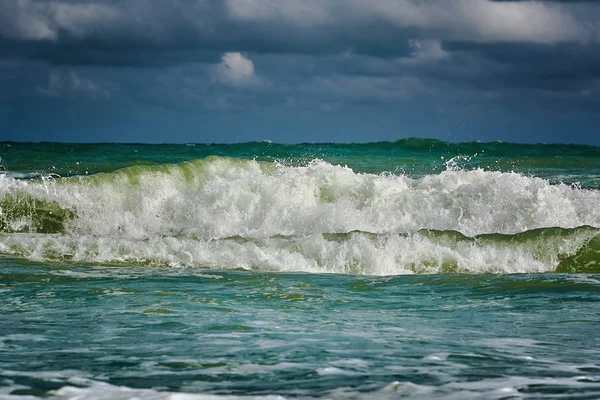 Ondas Mar Negro Varna Bulgária — Fotografia de Stock