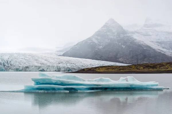 Iceberg Lagoa Glaciar Fjallsarlon Parque Nacional Vatnajokull Islândia — Fotografia de Stock