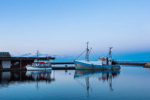 Uitzicht Haven Van Klintholm Havn Denemarken — Stockfoto