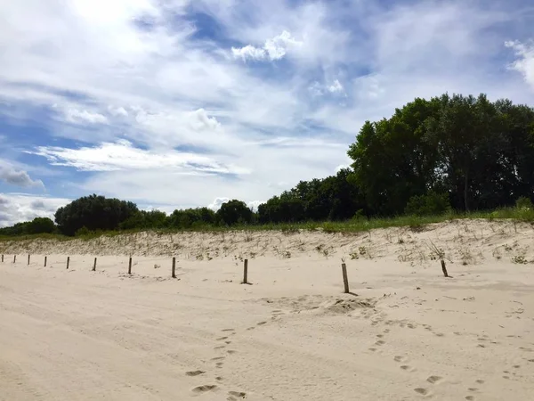 Der Strand Des Seebades Zempin Auf Der Insel Usedom — Stockfoto