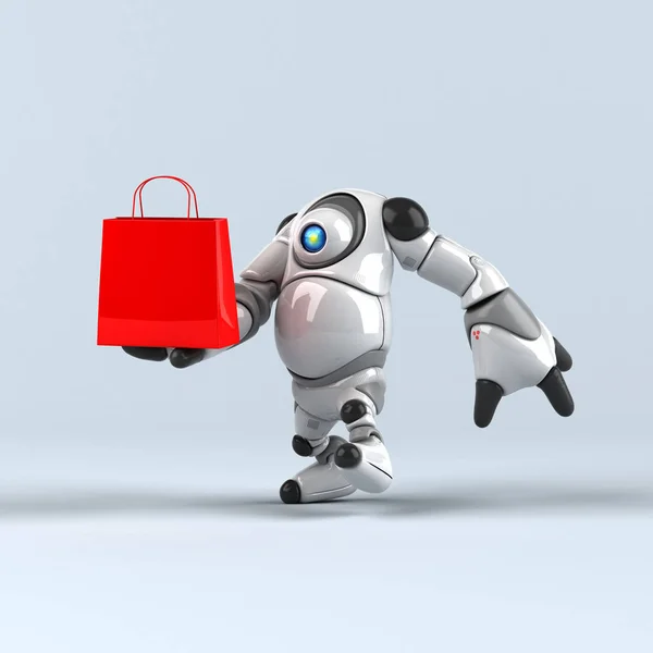 Großer Roboter Illustration — Stockfoto