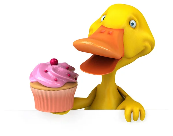 Fun Duck Illustration — Stockfoto