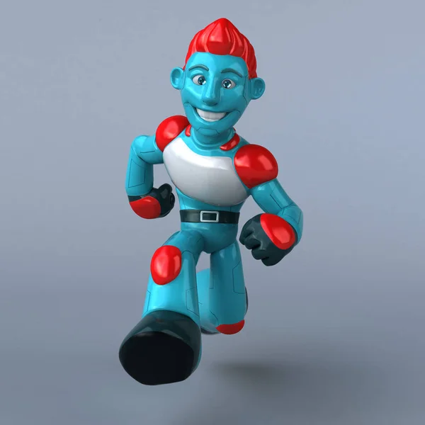 Roter Roboter Abbildung — Stockfoto