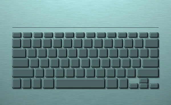 Metal Keyboard Keys Laptops Background — Stock Photo, Image