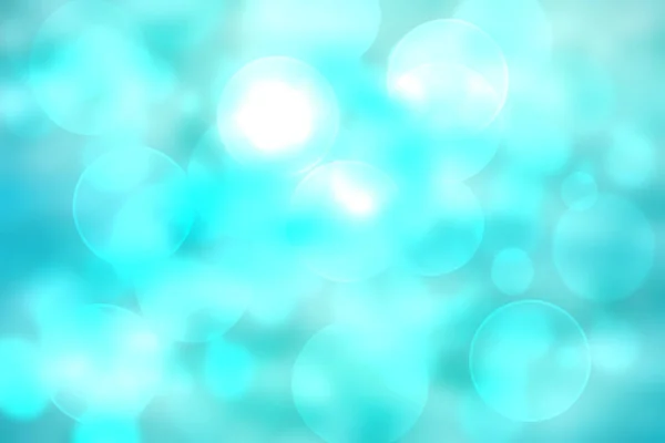 Bleu Turquoise Abstrait Brillant Texture Fond Floue Avec Des Lumières — Photo