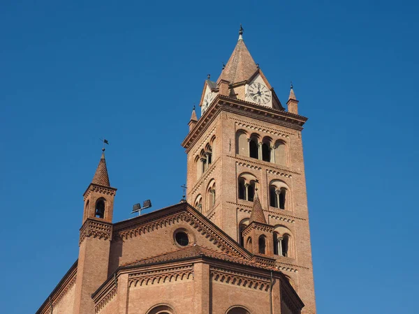 Duomo San Lorenzo Katedralen Lawrence Alba Italien — Stockfoto