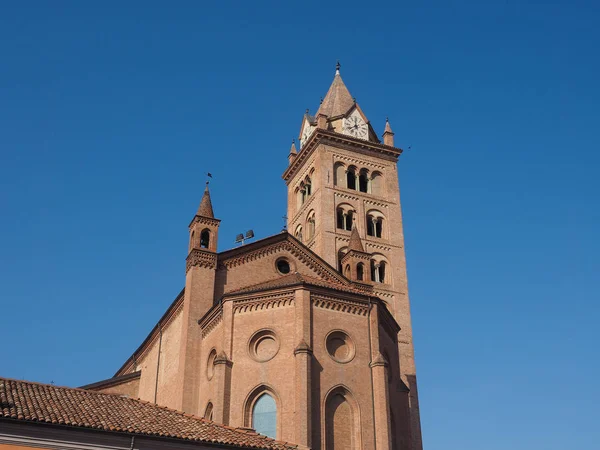 Duomo San Lorenzo Lawrence Cathedral Alba Italy — Stock Photo, Image