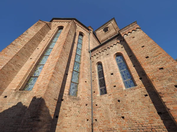 Die Kirche San Domenico Alba Italien — Stockfoto