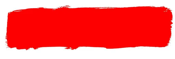 Порожній Брудний Банер Червоним Кольором Пофарбований Пензлем — стокове фото