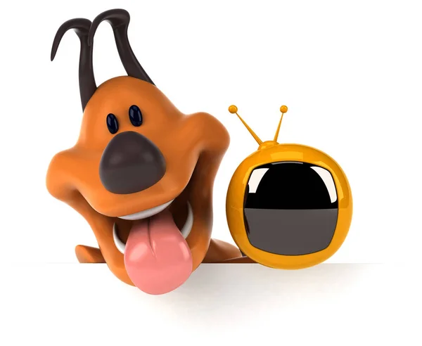 Spaßhund Illustration — Stockfoto