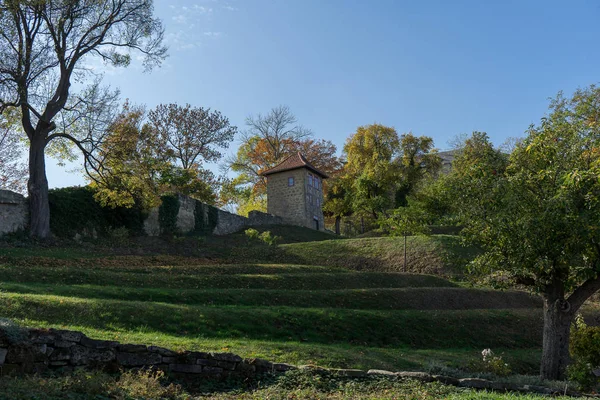 Fuera Del Parque Palais Blankenburg Región Alemana Harz Otoño —  Fotos de Stock