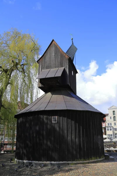 Oude Kraanvogel Landmark Van Lueneburg Nedersaksen Duitsland — Stockfoto