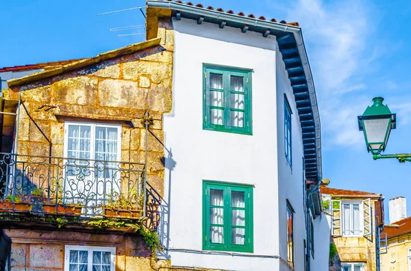 Santiago Compostela Spanya Renkli Resimde Mimarisinde — Stok fotoğraf