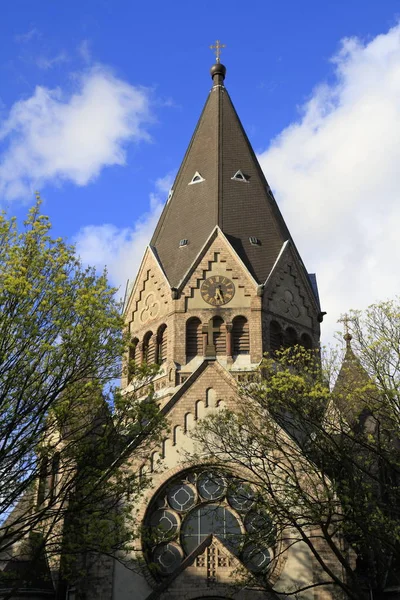 Iglesia Ortodoxa San Juan Kronstadt Hamburgo Alemania — Foto de Stock