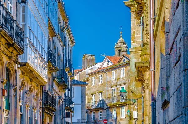 Arquitectura Santiago Compostela Norte España Colorida Ilustración — Foto de Stock