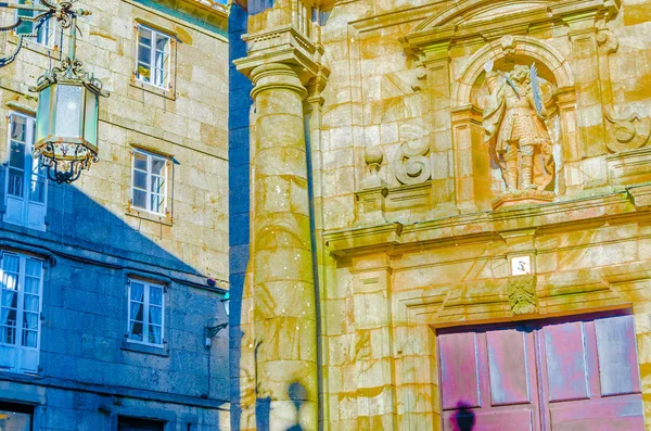 Architectuur Santiago Compostela Noord Spanje Kleurrijke Afbeelding — Stockfoto