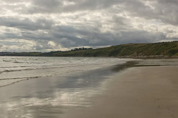 Apály Pendower Beach Cornwall Anglia — Stock Fotó